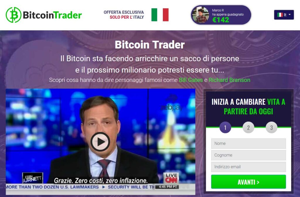 broker truffa Bitcoin